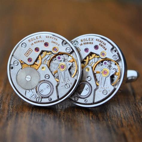 rolex watch cufflinks